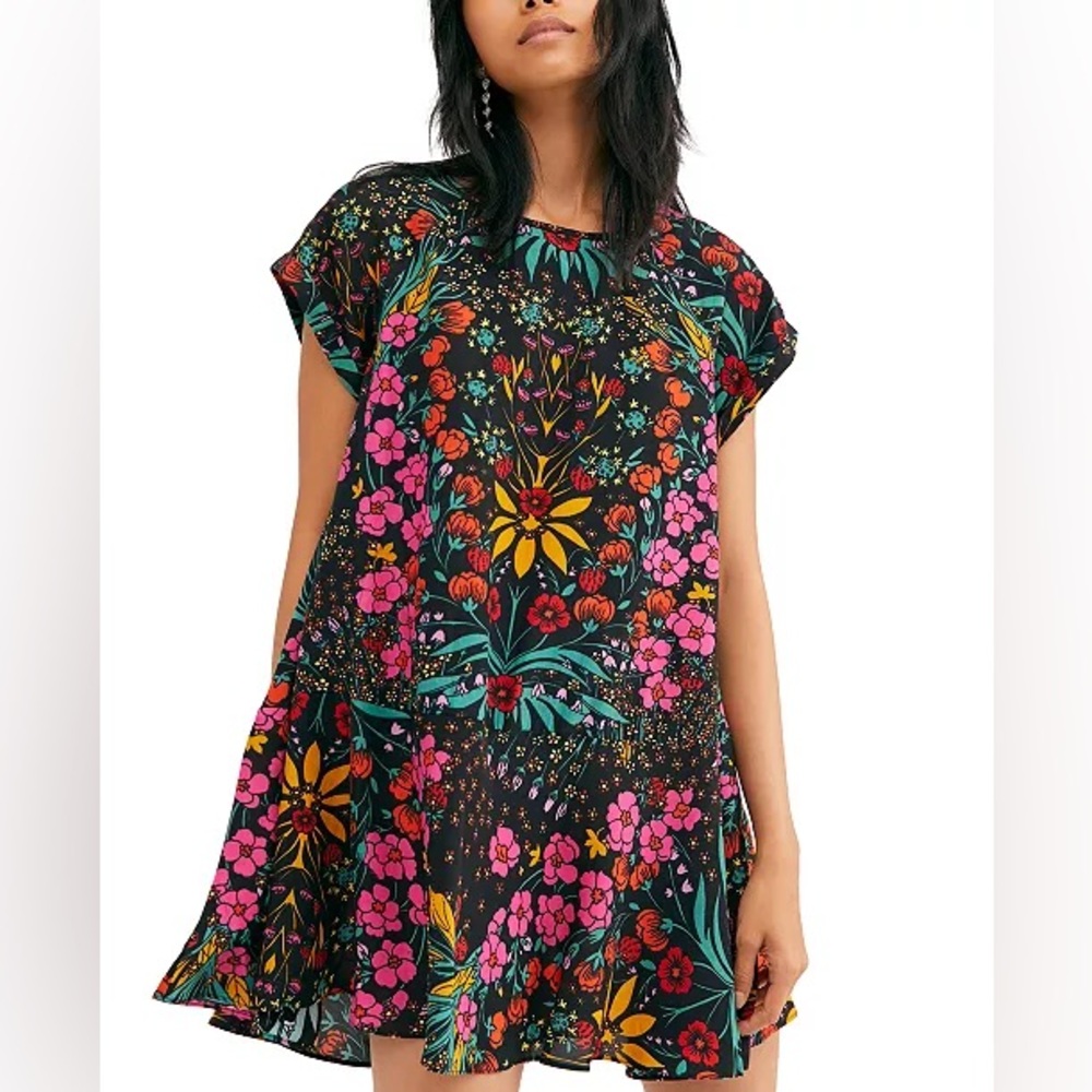 Free People Strawberry Fields Mini Dress